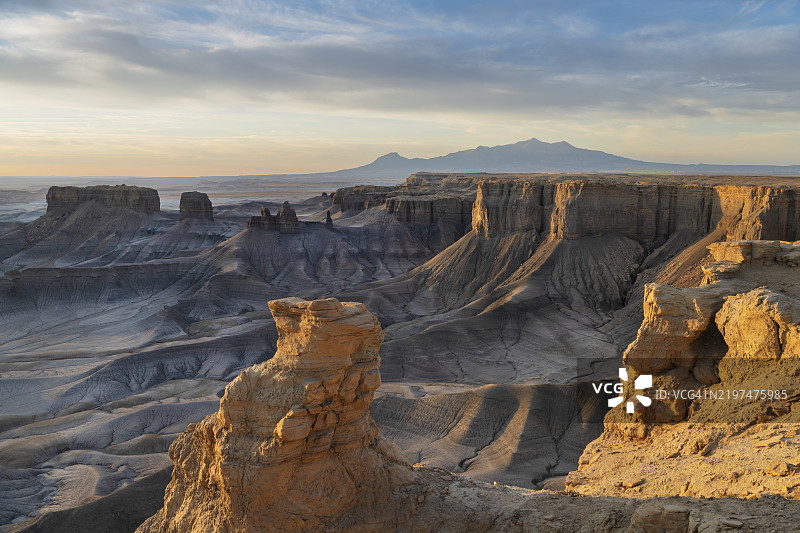 犹他州上蓝山荒地图片素材