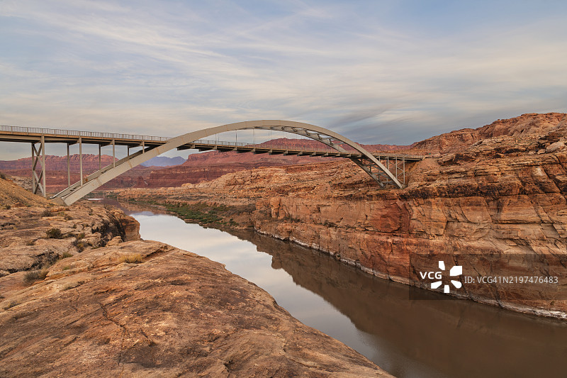 海特跨越桥横跨科罗拉多河图片素材