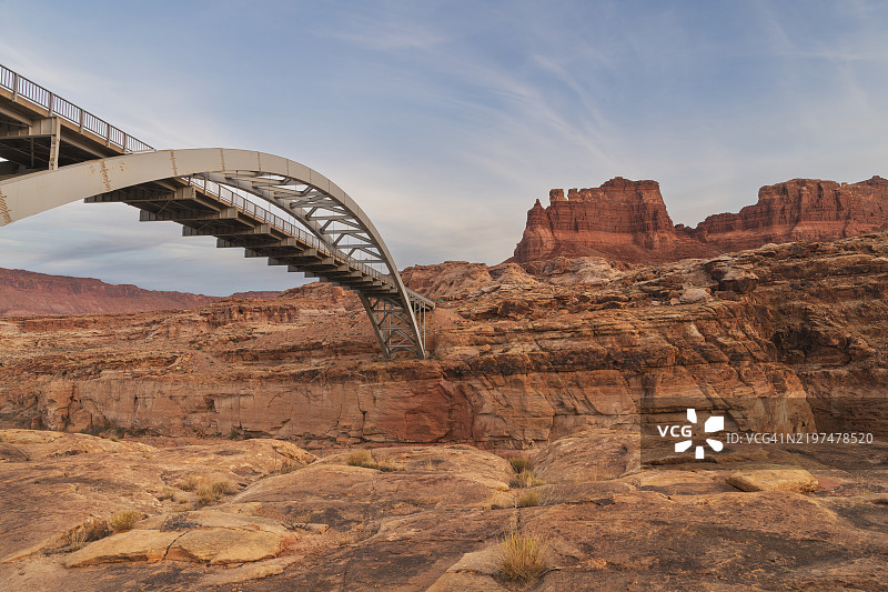 海特跨越桥横跨科罗拉多河图片素材