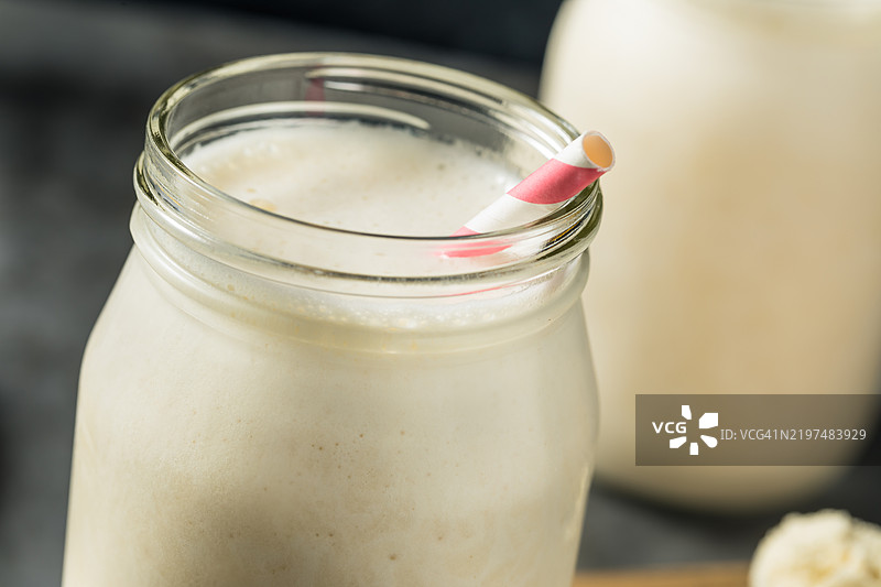 冷冻香草乳清蛋白奶昔，美国，USA图片素材