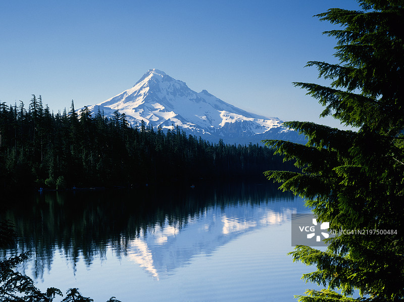 俄勒冈州胡德山图片素材