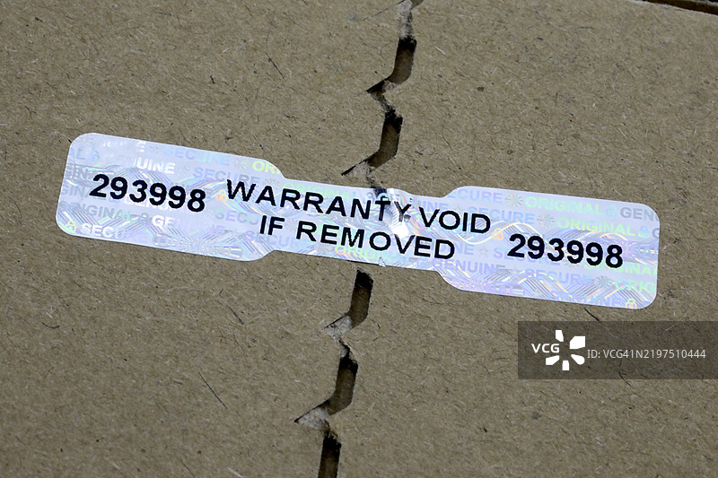 保修失效标签图片素材