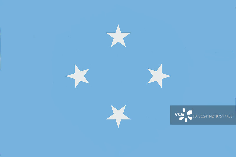 密克罗尼西亚联邦国旗图片素材