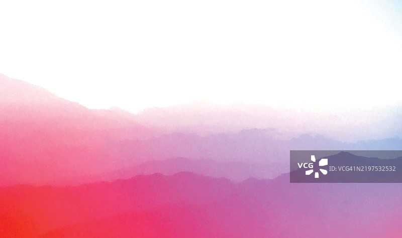 背景抽象朦胧山脉色彩丰富的壁纸数字艺术渐变粉彩戏剧性背景图片素材