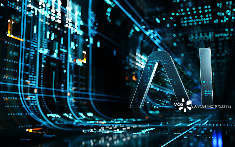 人工智能机器学习大型语言模型AI技术图片素材