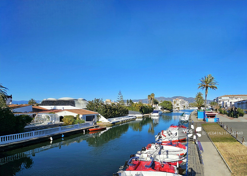 埃姆普里亚布拉瓦，加泰罗尼亚，赫罗纳，西班牙图片素材