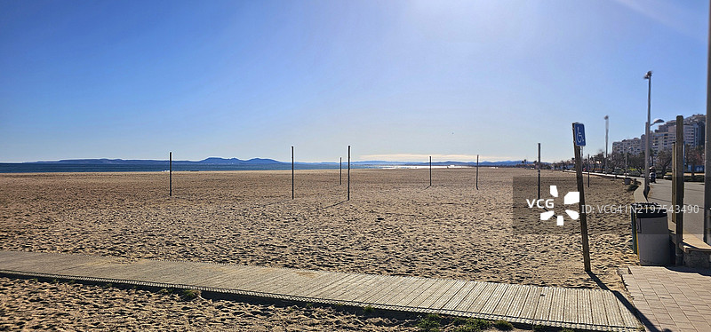 埃姆普里亚布拉瓦，加泰罗尼亚，赫罗纳，西班牙图片素材