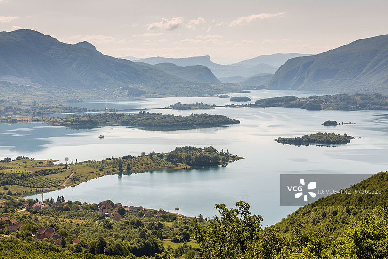 田园诗般的拉姆斯科湖图片素材