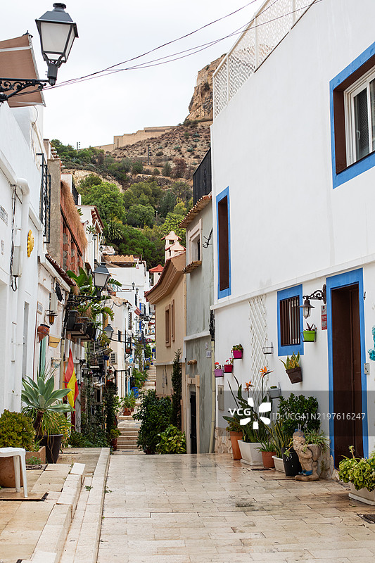访问西班牙，访问阿利坎特图片素材