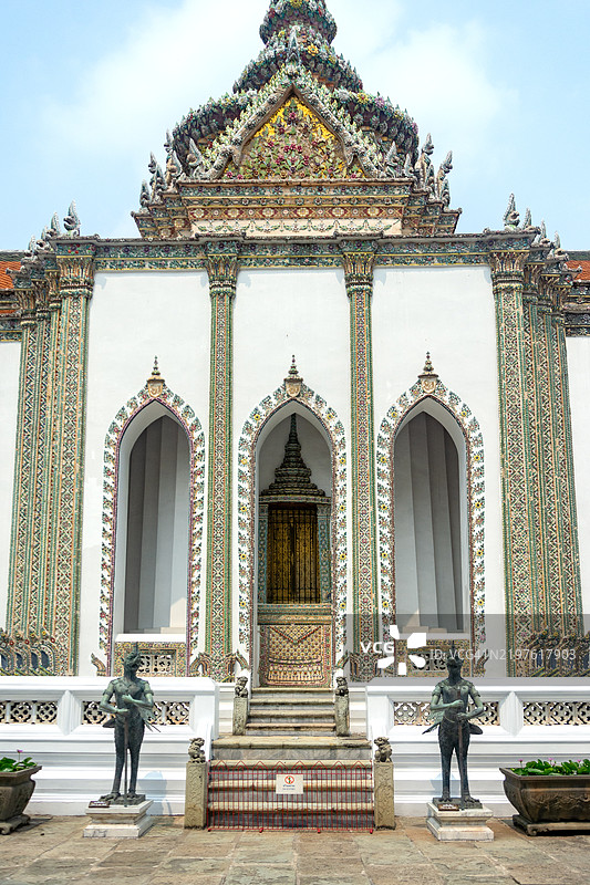 曼谷大皇宫内的法维哈拉约德 chapel。图片素材