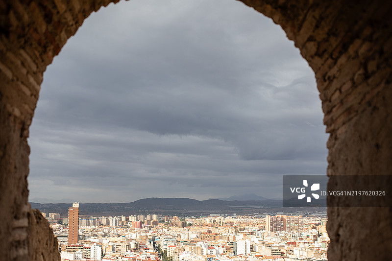 阿利坎特的拱门景观图片素材