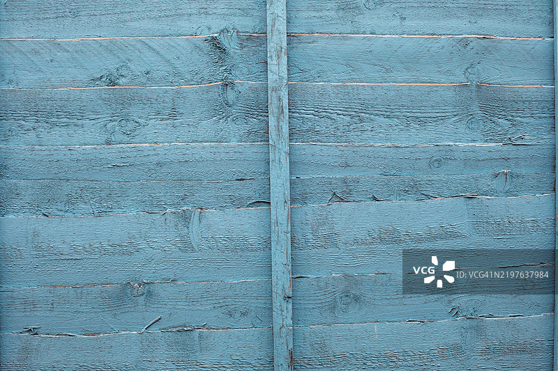 英式绿松石木栅栏图片素材