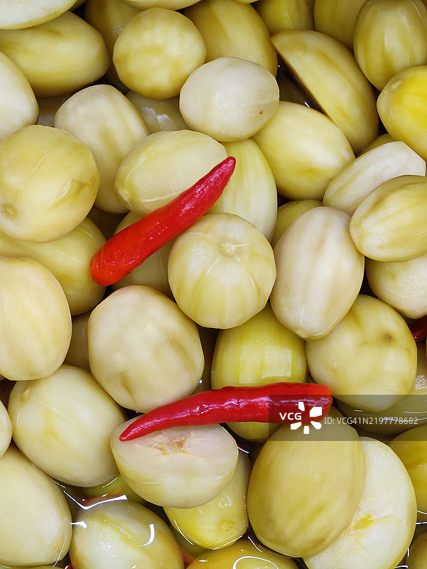 腌制蟾蜍果 - 越南春节的传统菜肴图片素材