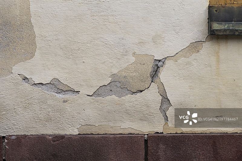 墙壁上的裂缝图片素材