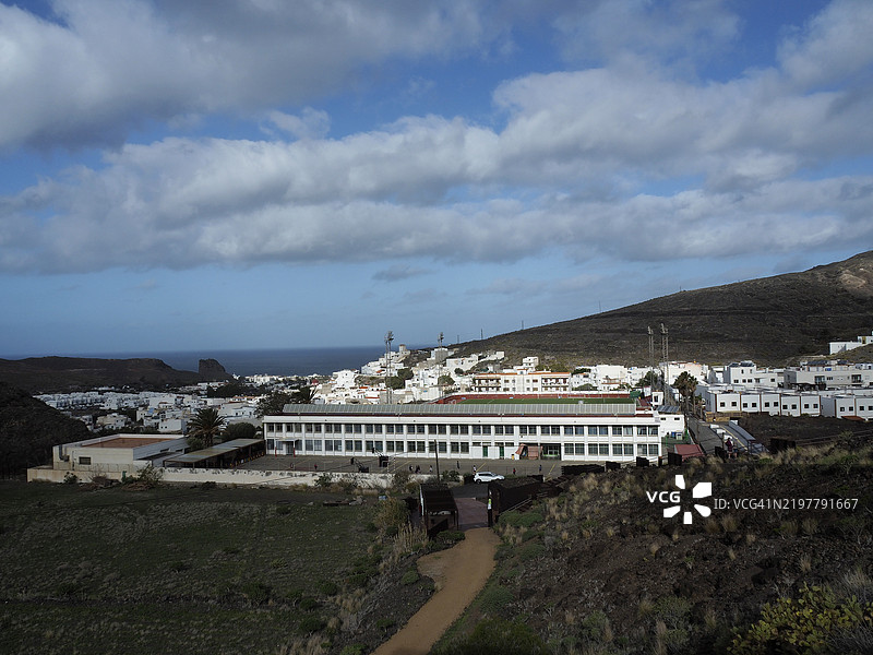 西班牙大加那利岛（Gran Canaria）阿加特小镇，位于大西洋的加那利群岛。图片素材