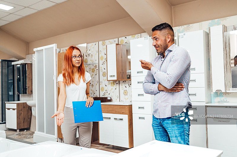 浴室瓷砖和用具购物图片素材