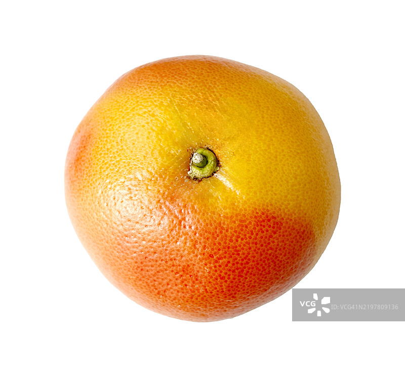 粉红色葡萄柚白色背景图片素材