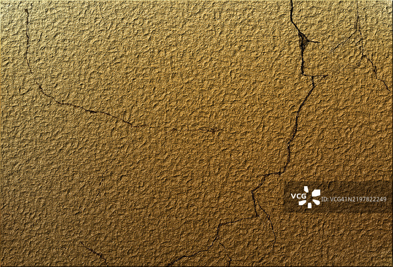 带有裂纹的金属金漆表面纹理。图片素材