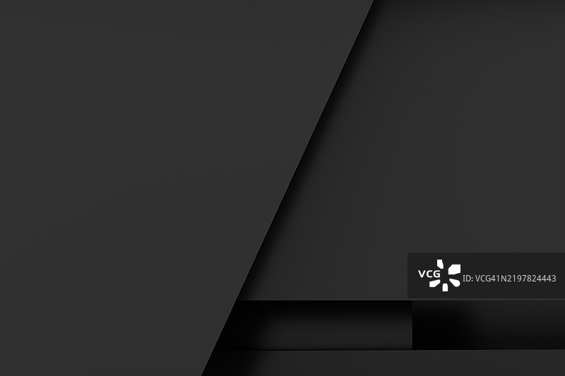 抽象的深色几何背景，带有对角重叠层次图片素材