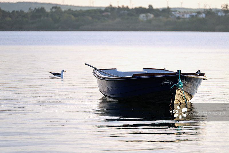 湖泊的美丽景色图片素材