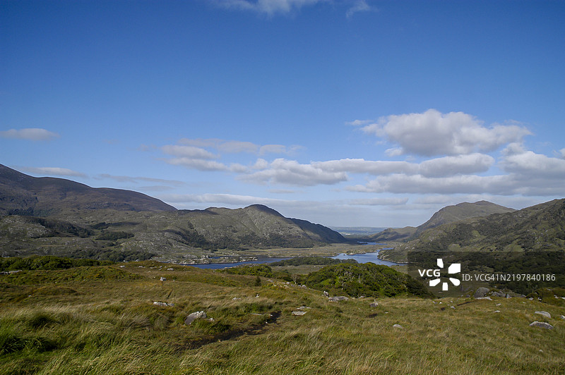 爱尔兰凯里郡凯里环路上的基拉尼湖图片素材