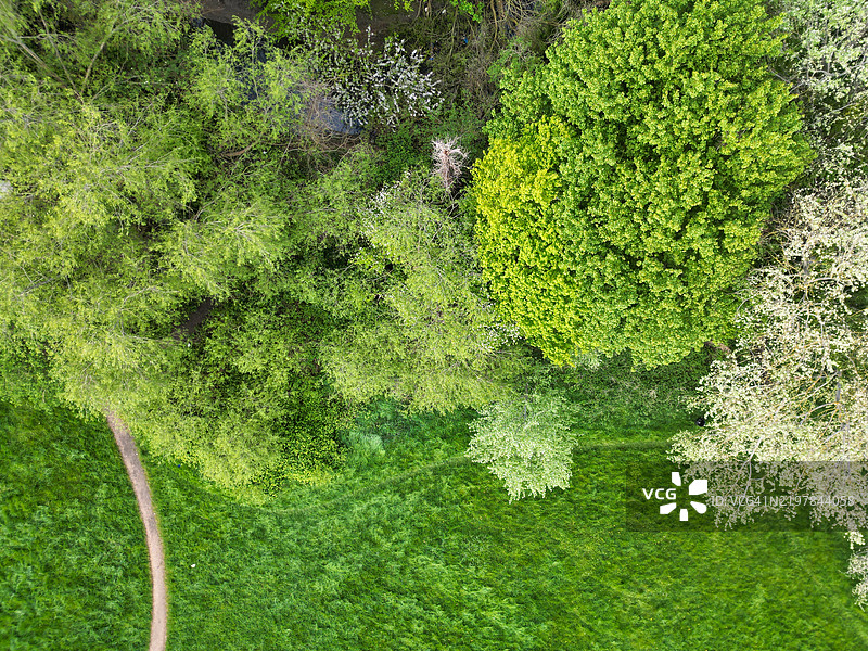 伦敦市中心温布利的高角度视图，英格兰大不列颠图片素材