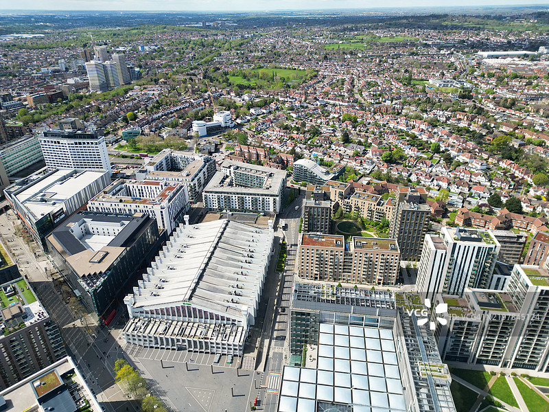 伦敦市中心的温布利市中心，英格兰，英国图片素材