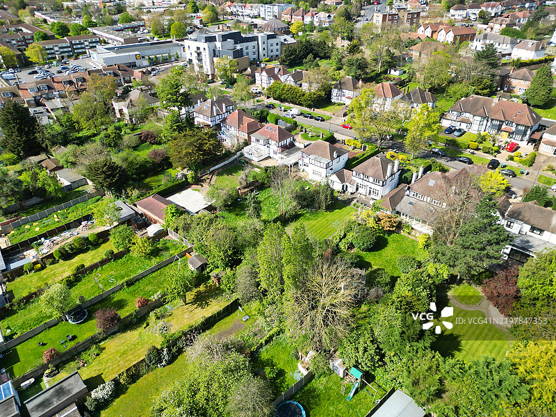 伦敦温布利高角度视图，英格兰大城市，英国大不列颠图片素材