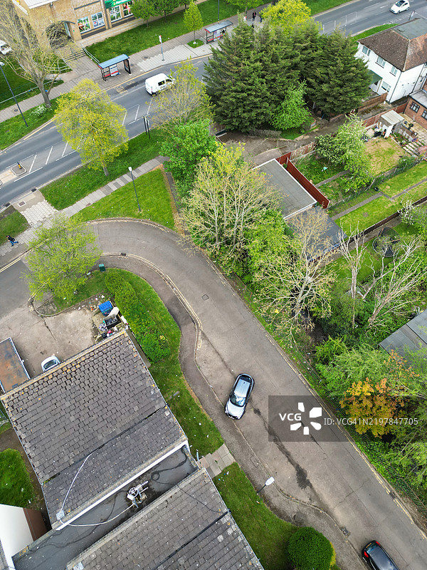 伦敦温布利的空中视角，英格兰大城市，英国大不列颠。图片素材