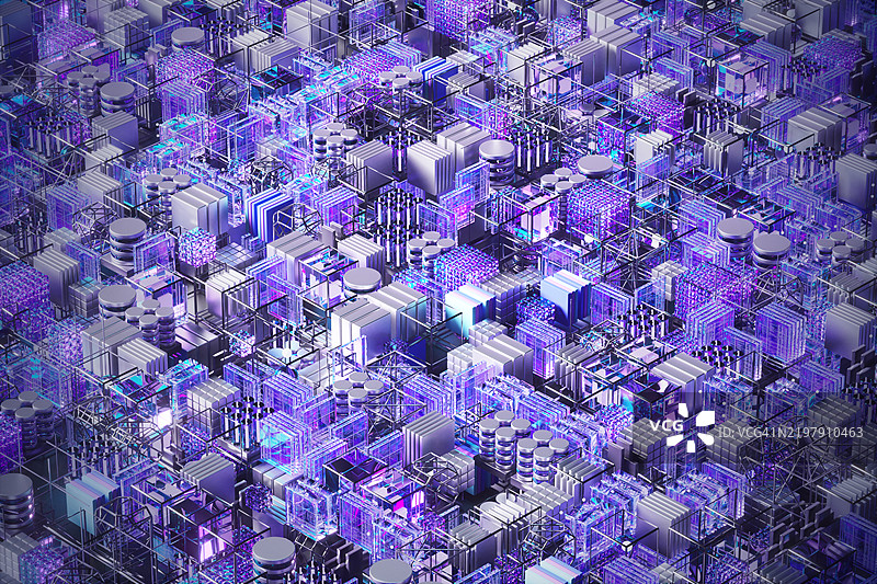 机器学习抽象概念插图图片素材