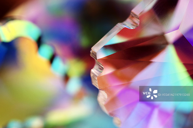 吊灯玻璃特写图片素材