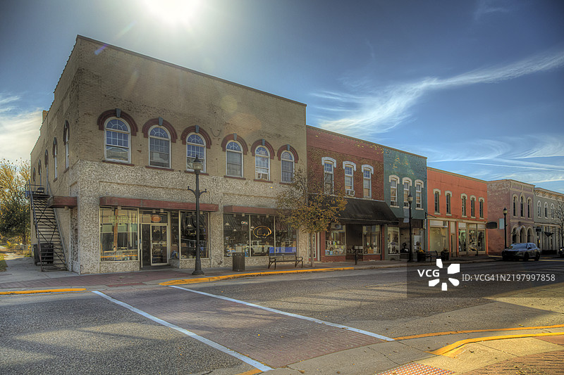 瓦库塔大道与布莱克霍克街的交角图片素材