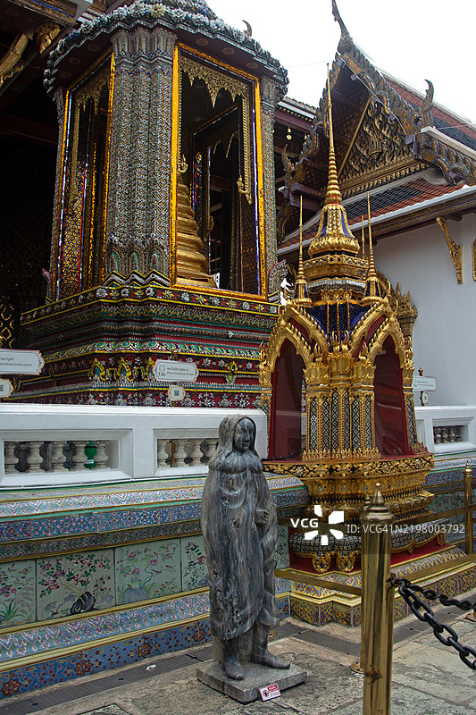 曼谷大皇宫的菩提达摩比曼塔。图片素材