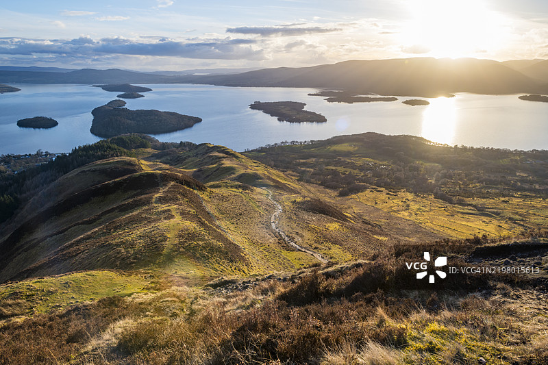 西高地小径图片素材