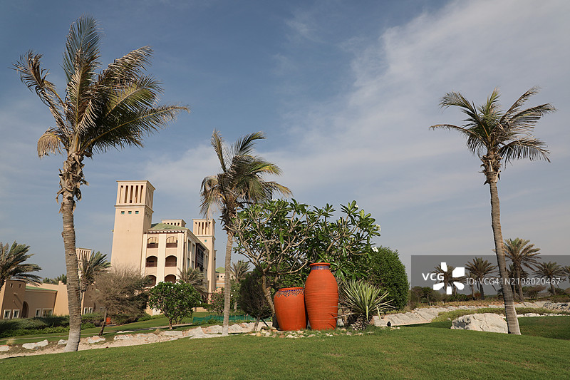 阿布扎比的巴尼亚斯岛图片素材