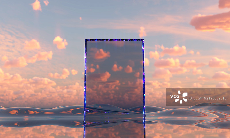 通往元宇宙的门户图片素材