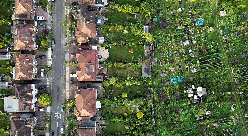 住宅与分配地图片素材