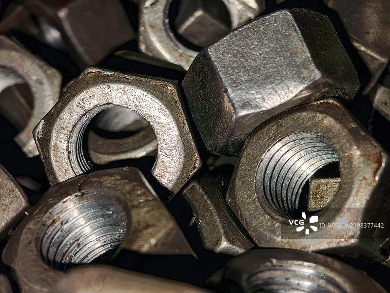 六角螺母图片素材