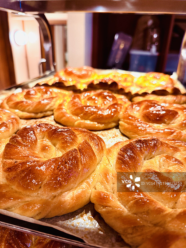 奶茶漩涡酥皮点心图片素材