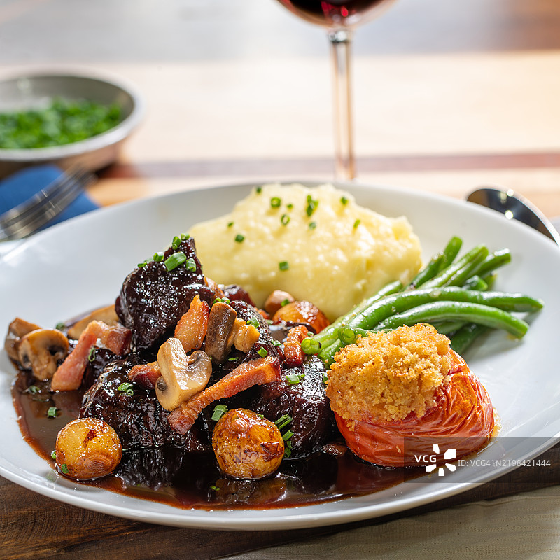 勃艮第牛肉炖菜图片素材
