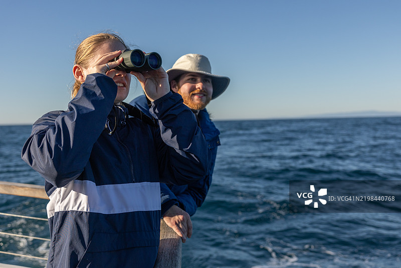 蒙特雷湾观鲸图片素材