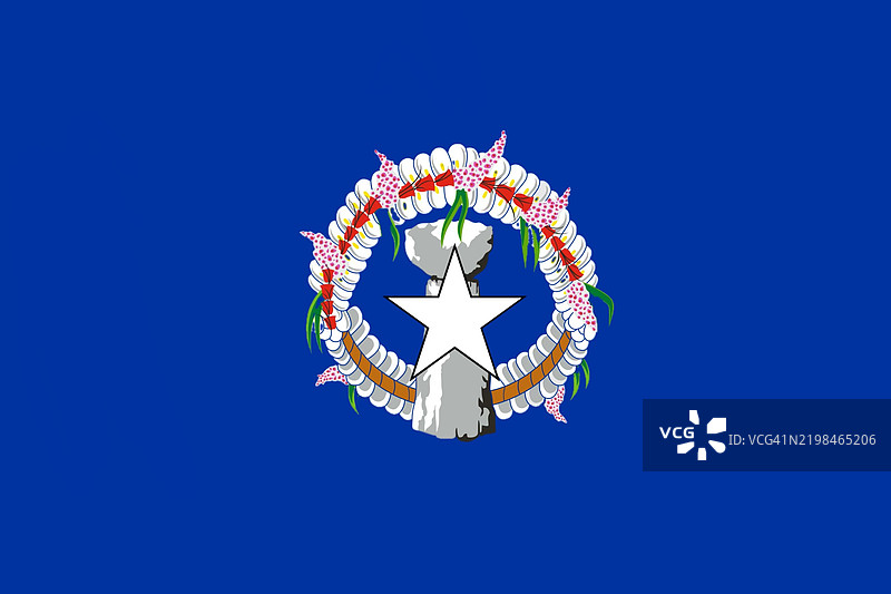北马里亚纳群岛国旗，组织良好的美国领土图片素材