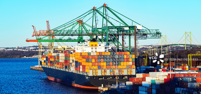 集装箱港口图片素材