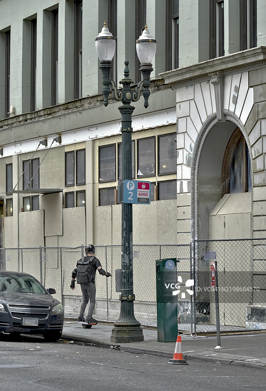 电动滑板车手图片素材