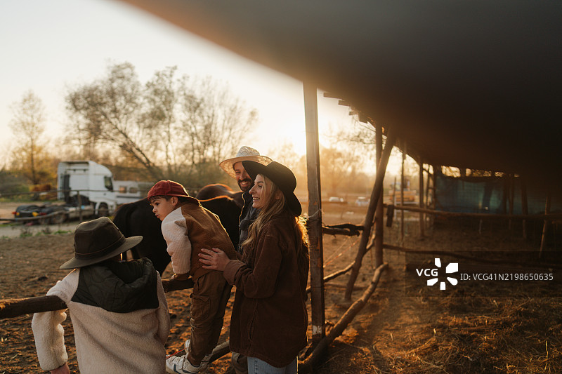 在马厩里图片素材