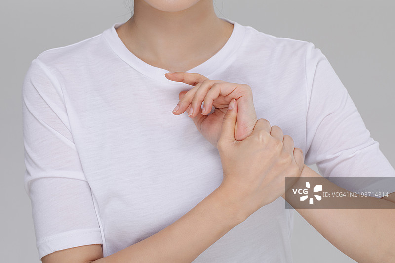 一个人，疼痛，背痛图片素材