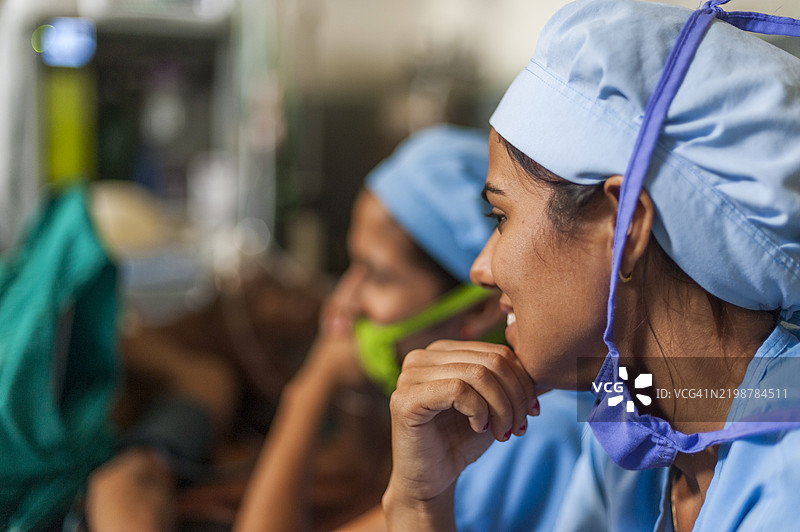 尼泊尔的护士图片素材