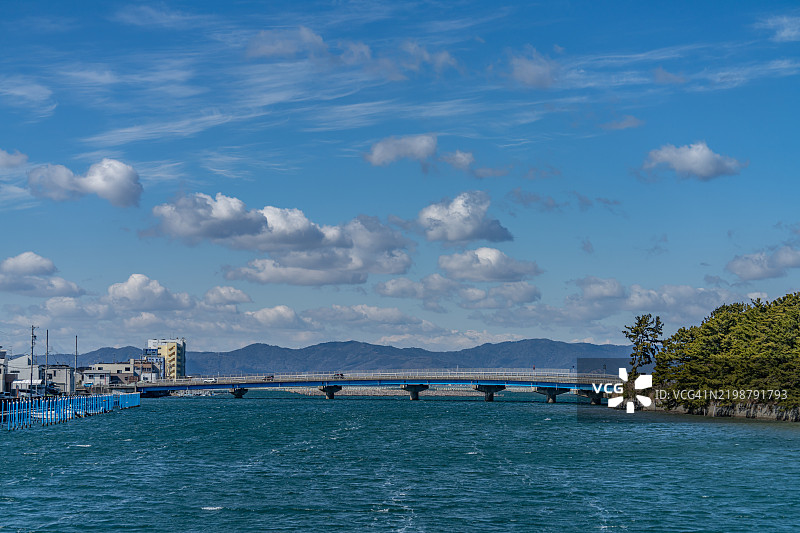 日本滨松市的浜名湖图片素材