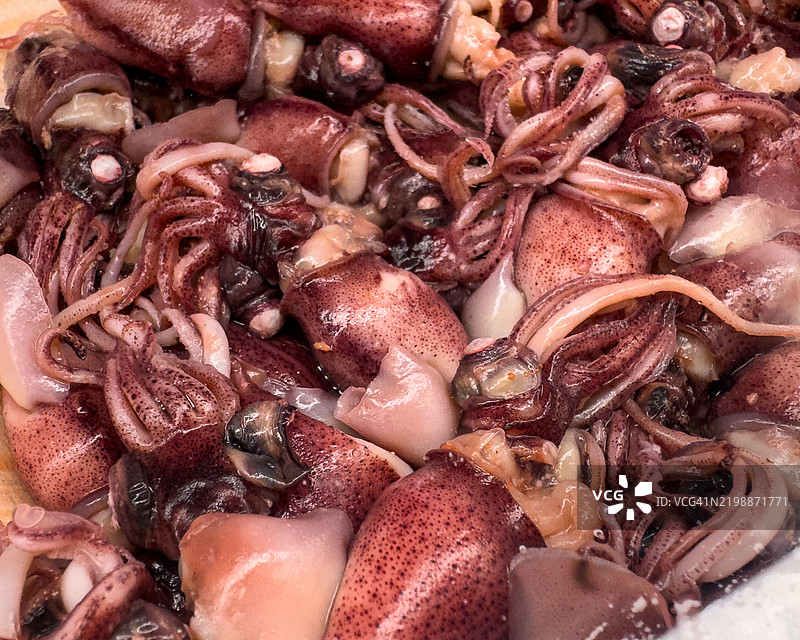 煮火蛾鱿鱼（蛍烏賊）图片素材