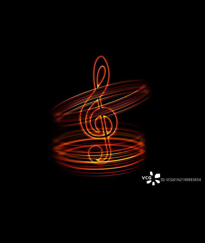 旋转的音符图片素材
